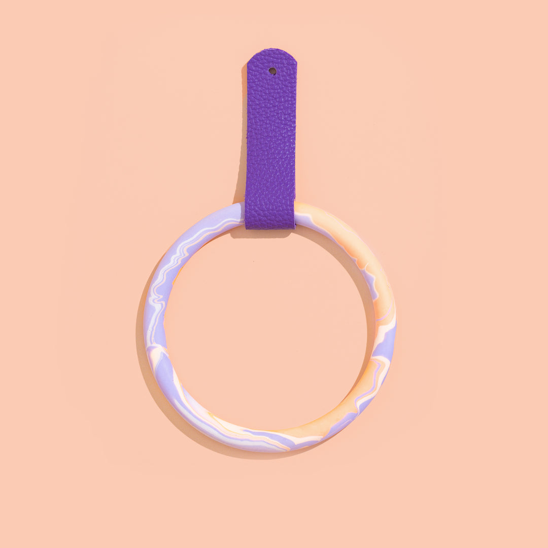 Marbled Towel Ring & Strap - Mix & Match - Misshandled