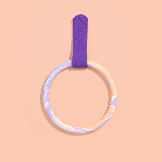 Marbled Towel Ring & Strap - Mix & Match - Misshandled