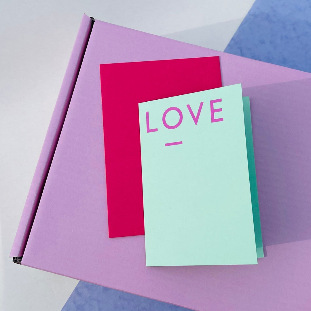 Hand Foiled Card: MOTHER or LOVE - Misshandled